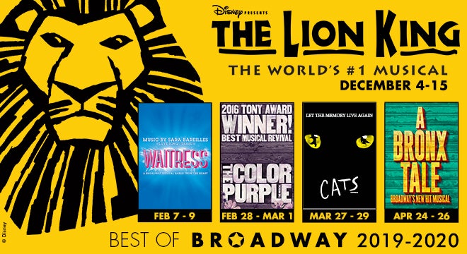 Best Of Broadway 2019 2020 Season North Charleston Coliseum