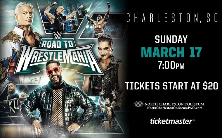 WWE Road to WrestleMania  North Charleston Coliseum & Performing