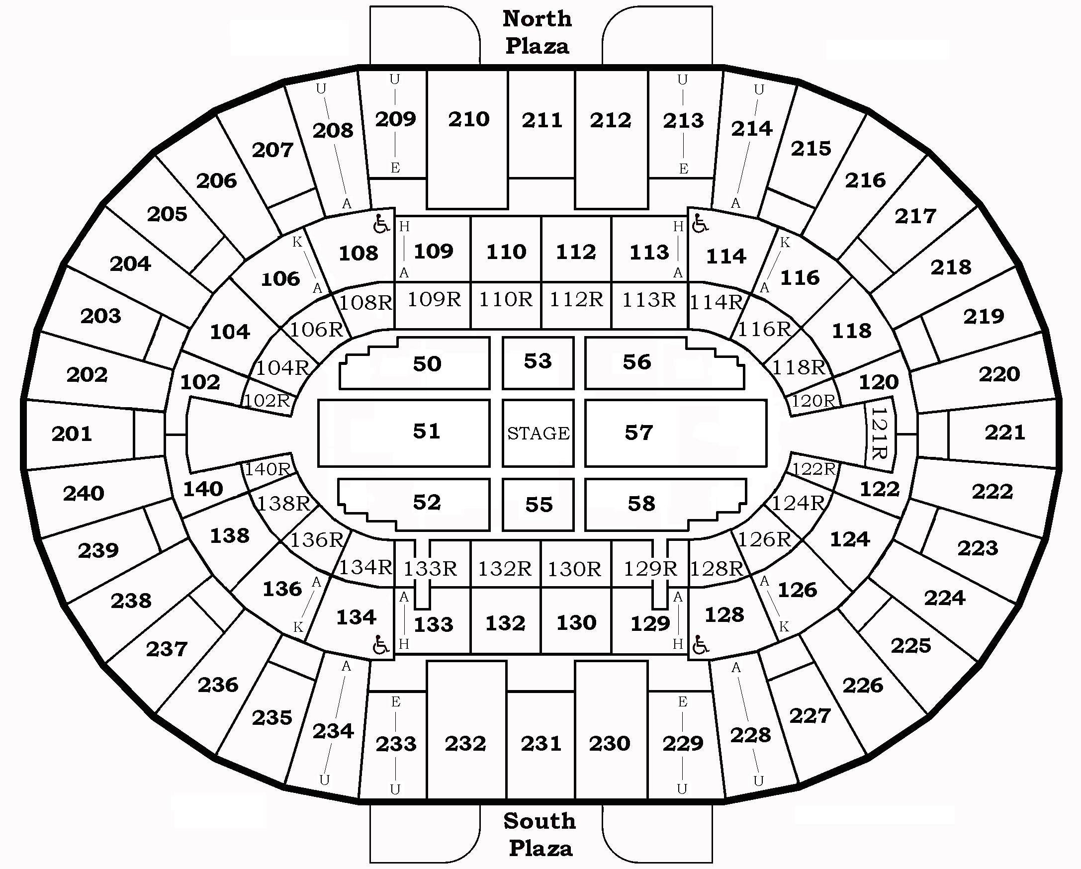 Charleston Civic Center Seating Chart With Rows