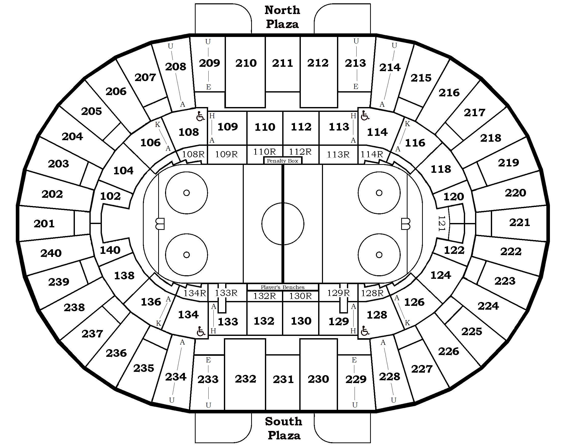 Seating Charts North Charleston Coliseum Performing Arts Center