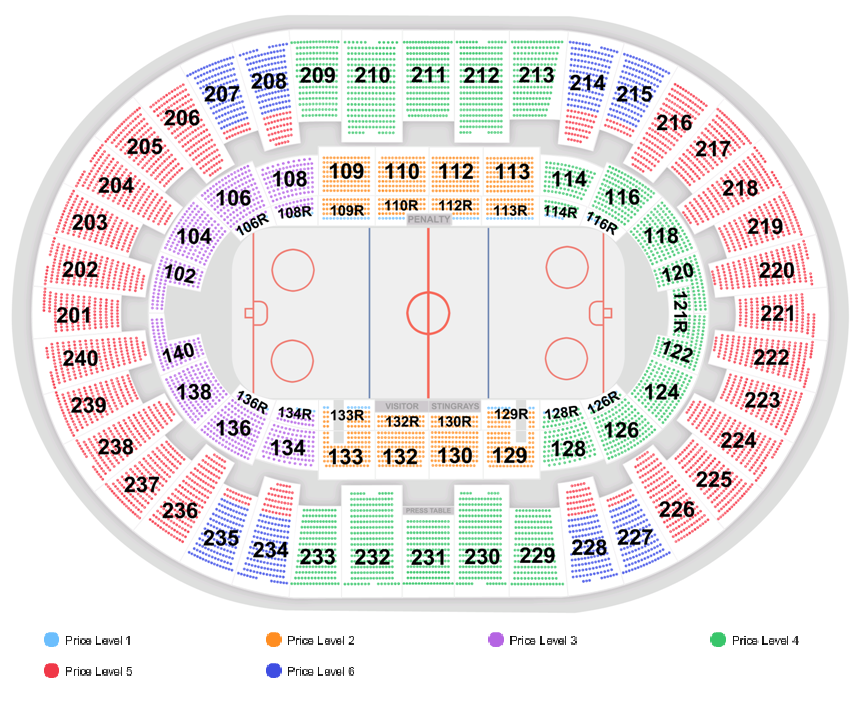 North Charleston Arena Seating Chart