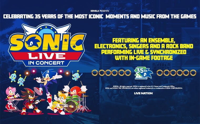 More Info for Sonic Live in Concert