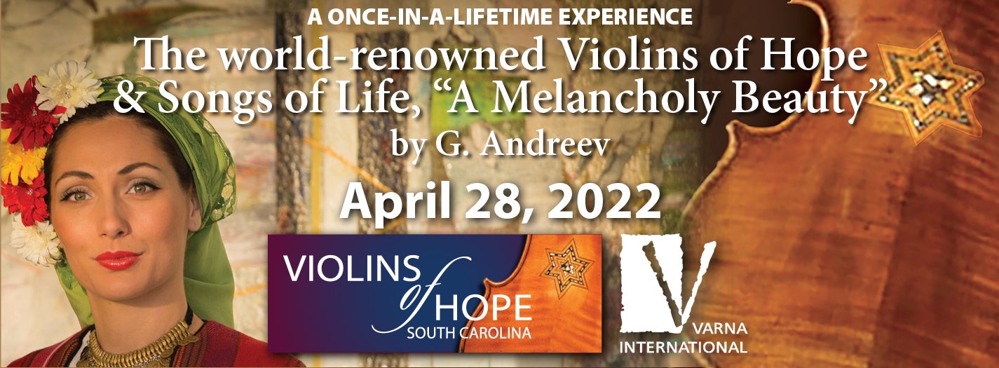 Violins of Hope SC North Charleston Coliseum & Performing Arts Center